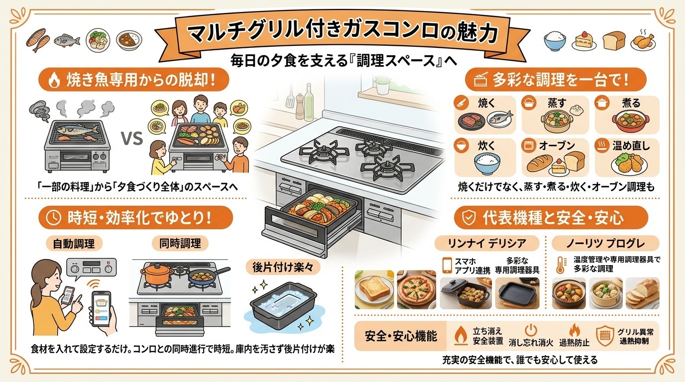 災害時に役立つガスコンロの選び方｜停電でも使える乾電池式とマルチ