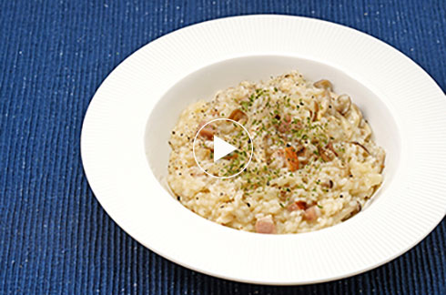 きのこのリゾット