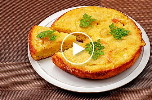 フライパンバナナケーキ