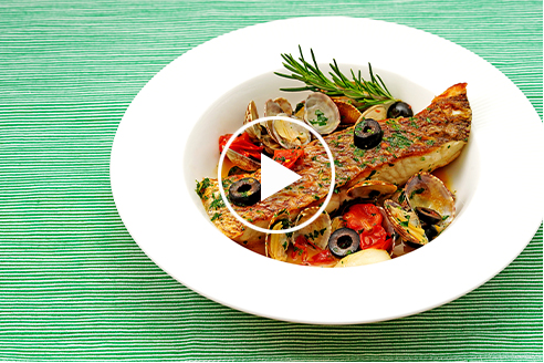 鯛のアクアパッツァ