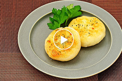 チーズ入りいももち