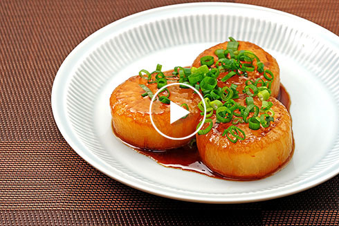 大根のステーキ バター醤油味