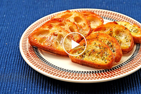 フライパンでラスク