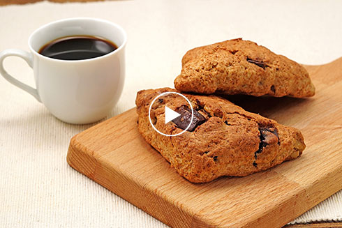 チョコとクルミのスコーン