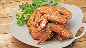 手羽先の甘辛揚げ