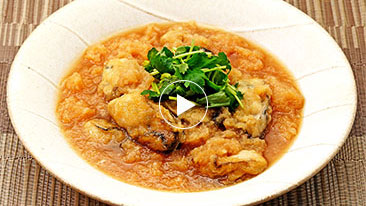 牡蠣のみぞれ煮