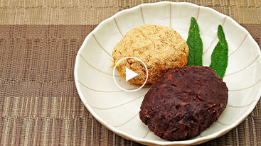 手作り粒あんのおはぎ