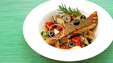 鯛のアクアパッツァ