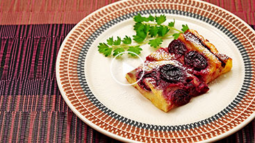 さくらんぼのクラフティ