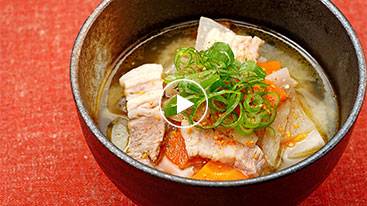 具だくさん豚汁