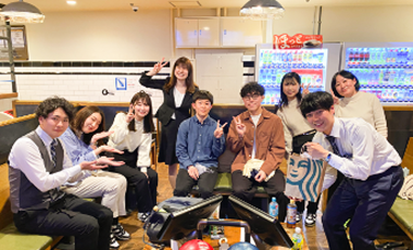 2023卒内定者とのボーリング